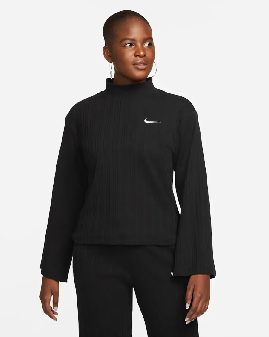 Лонгслів Nike Sportswear Ribbed Jerse DM6399-010