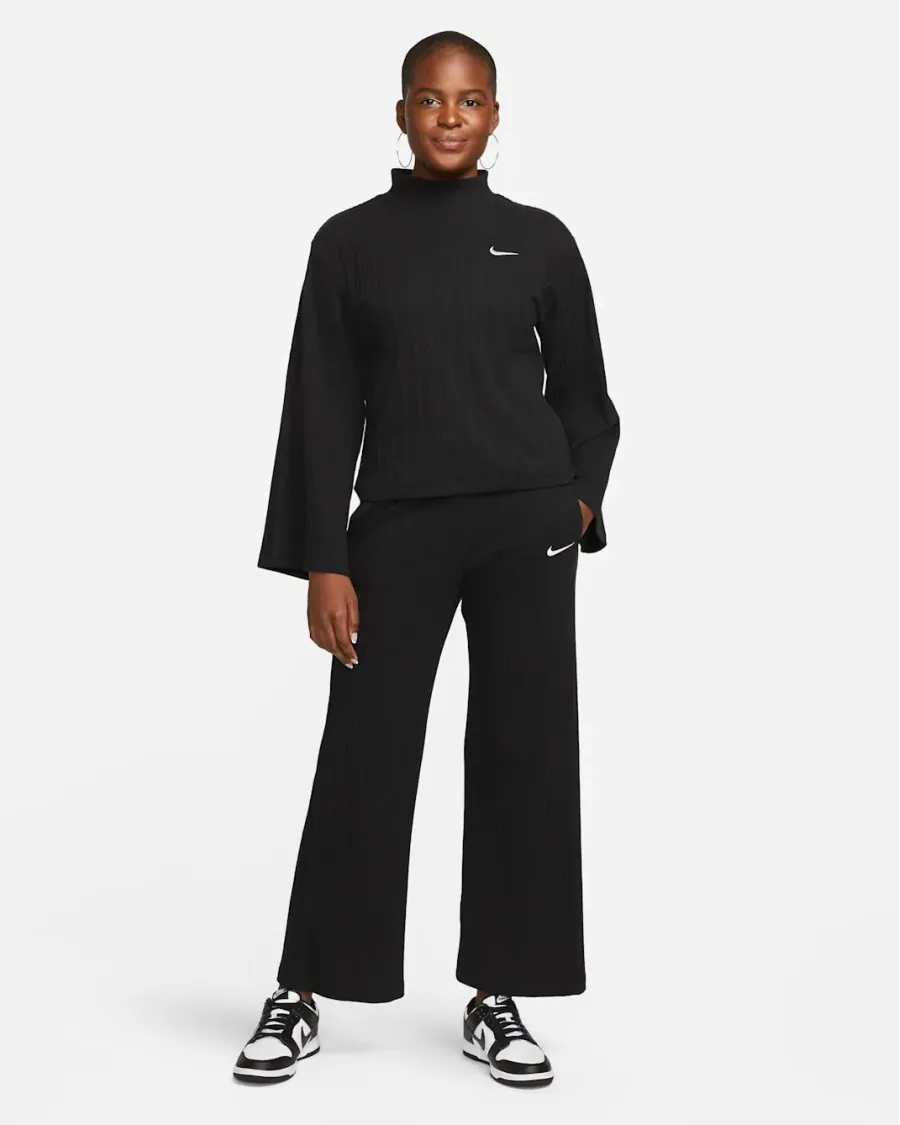 Лонгслів Nike Sportswear Ribbed Jerse DM6399-010