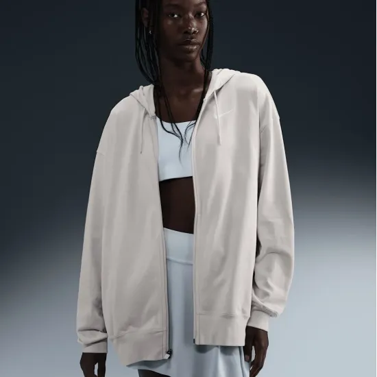 Кофта Nike Sportswear Oversized Jersey Full-Zip DM6415-104