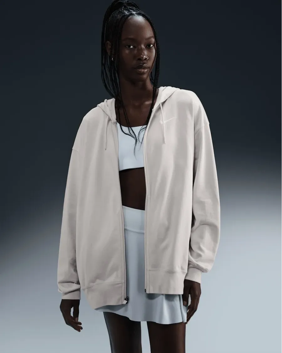 Кофта Nike Sportswear Oversized Jersey Full-Zip DM6415-104