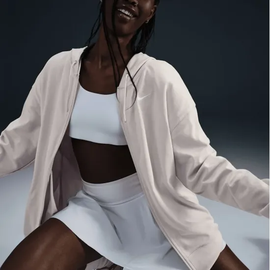 Кофта Nike Sportswear Oversized Jersey Full-Zip DM6415-104