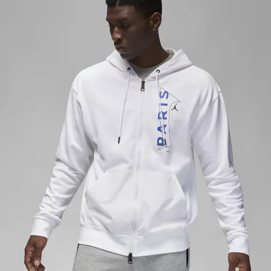 Кофта Nike Air Jordan Paris Saint-Germain Full-Zip Fleece DN6150-100