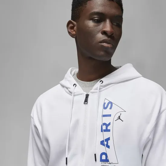 Кофта Nike Air Jordan Paris Saint-Germain Full-Zip Fleece DN6150-100