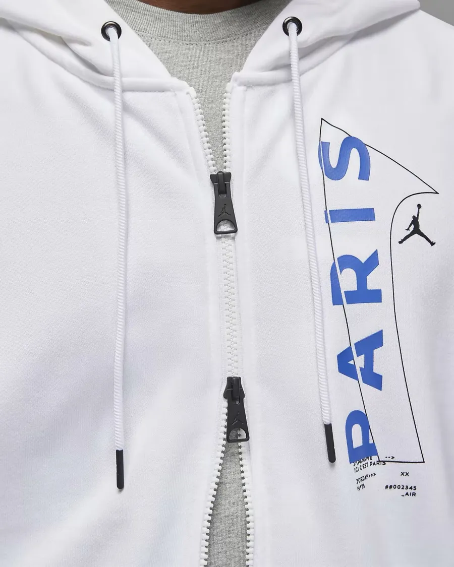 Кофта Nike Air Jordan Paris Saint-Germain Full-Zip Fleece DN6150-100