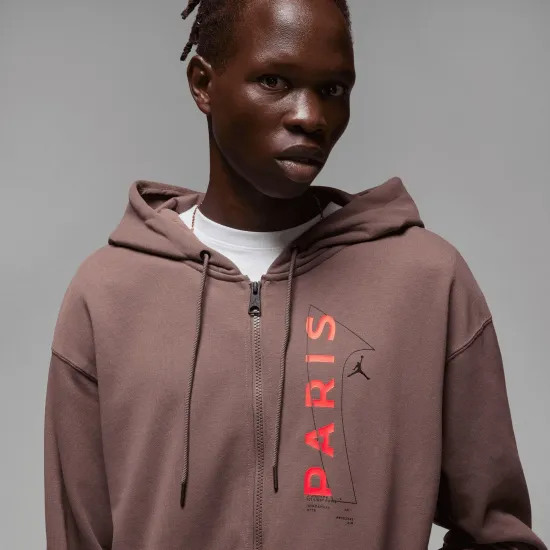 Кофта Nike Air Jordan Paris Saint-Germain Full-Zip Fleece DN6150-291