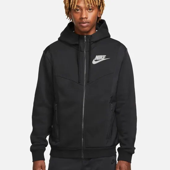Кофта Nike Sportswear Hybrid Full-Zip Fleece DO7228-010