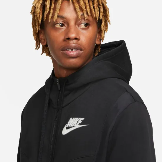 Кофта Nike Sportswear Hybrid Full-Zip Fleece DO7228-010
