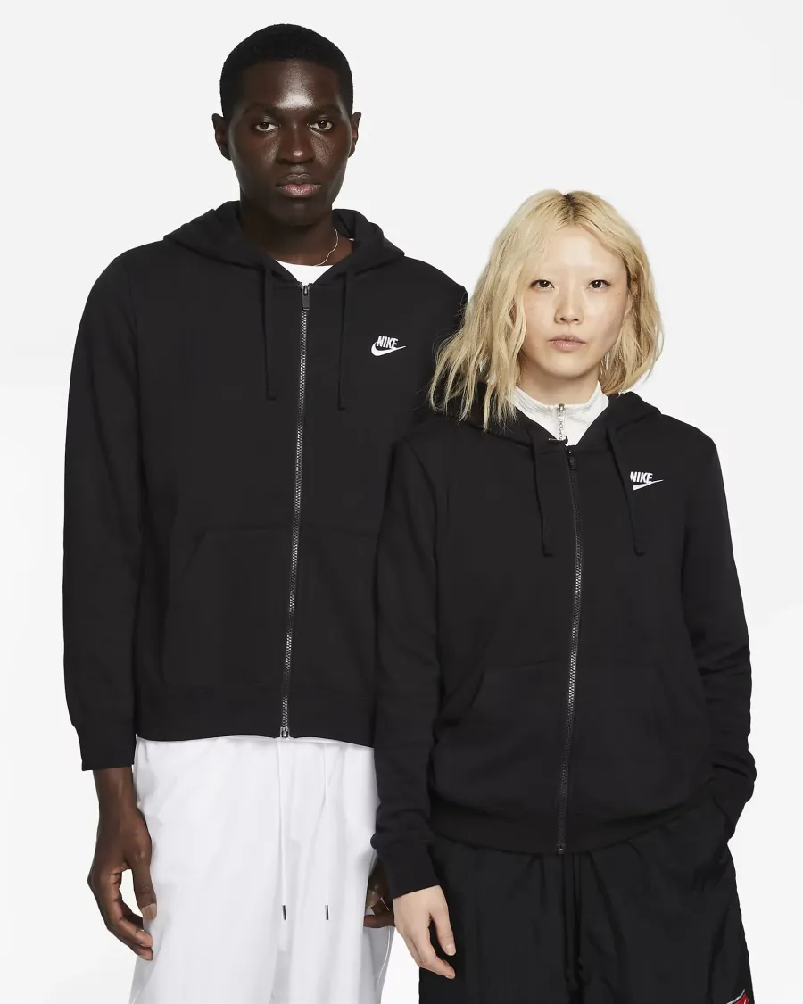 Кофта Nike Sportswear Club Fleece Full-Zip DQ5471-010