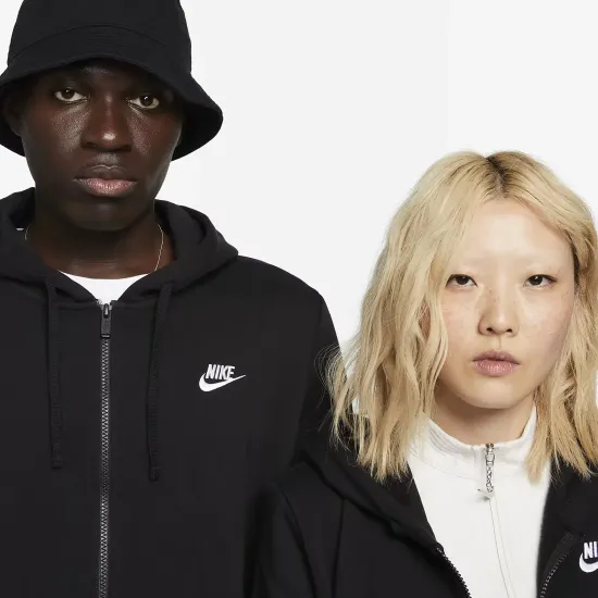 Кофта Nike Sportswear Club Fleece Full-Zip DQ5471-010