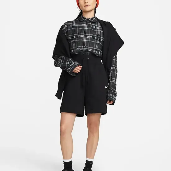 Шорти Nike Sportswear Phoenix Fleece High-Waisted DQ5717-010