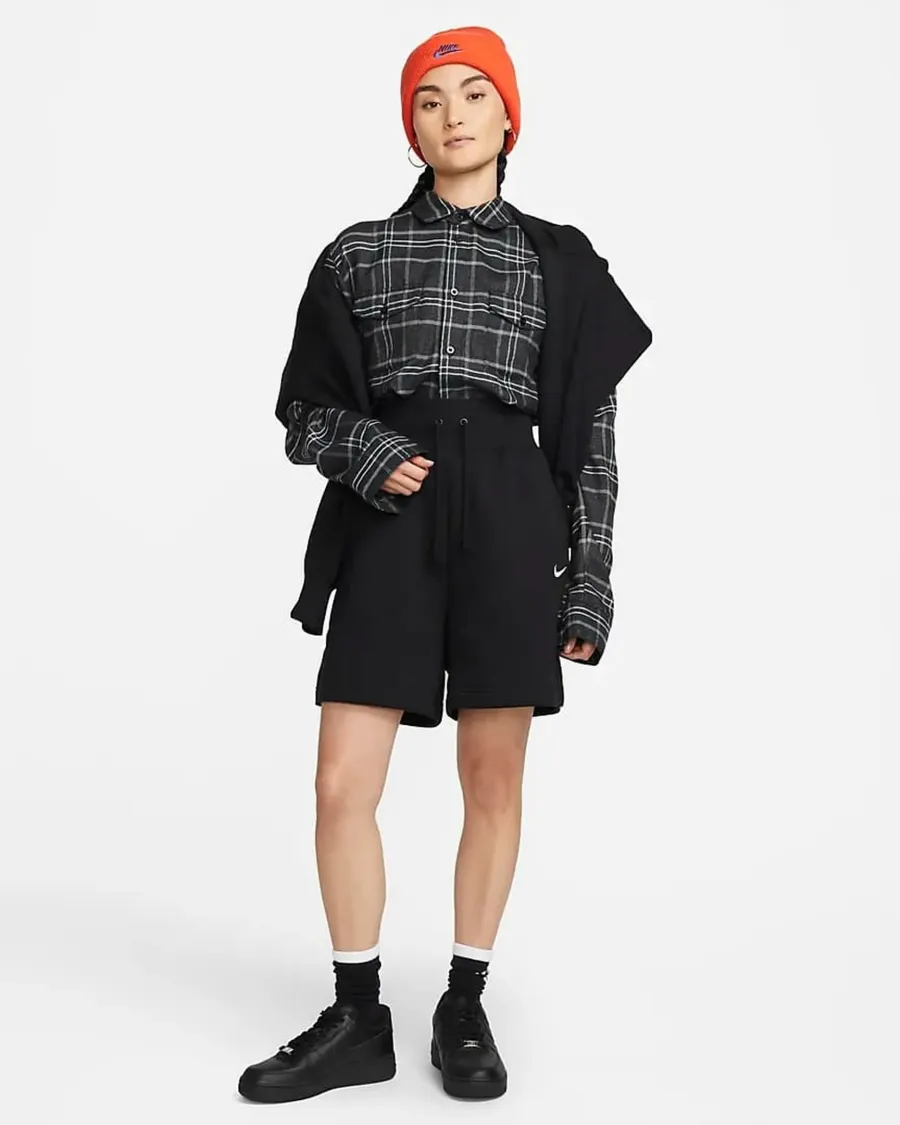 Шорти Nike Sportswear Phoenix Fleece High-Waisted DQ5717-010