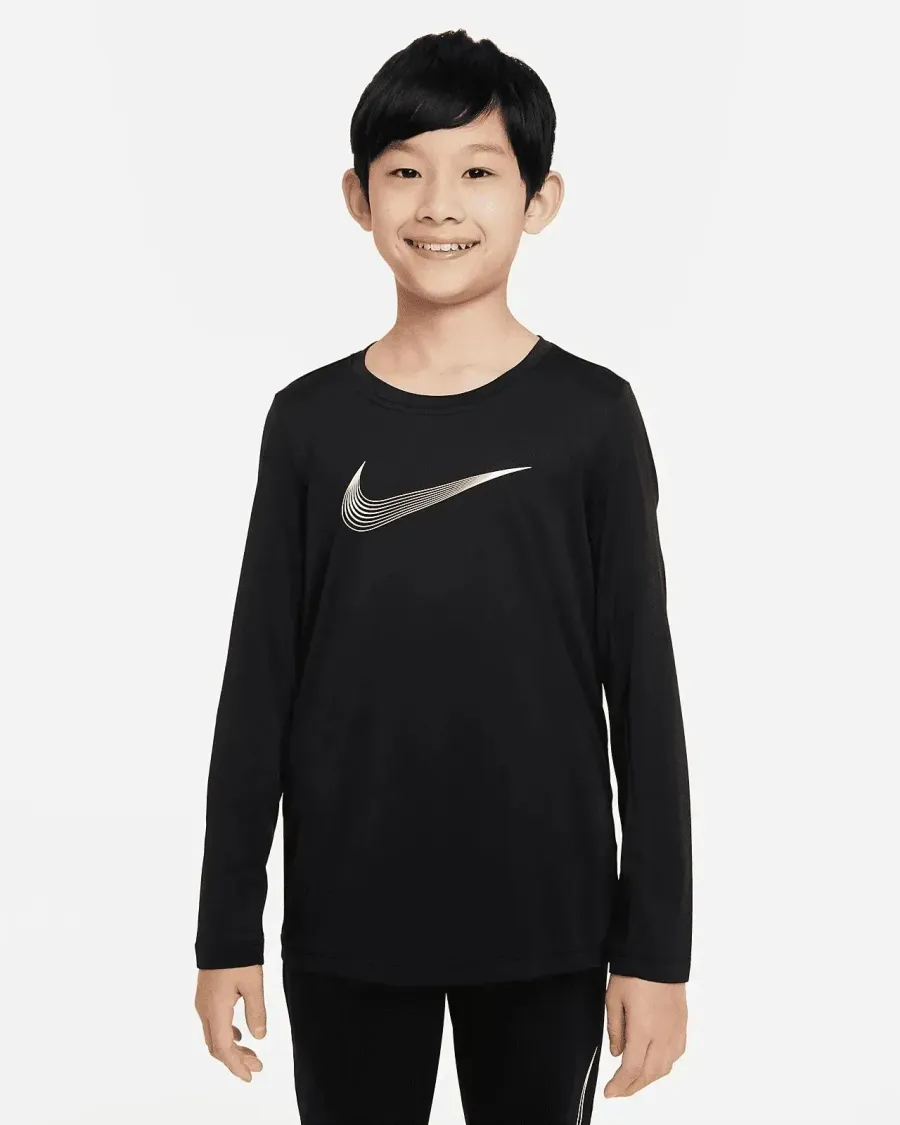 Лонгслів Nike Dri-FIT Long Sleeve Training Top Youth DQ8811-010
