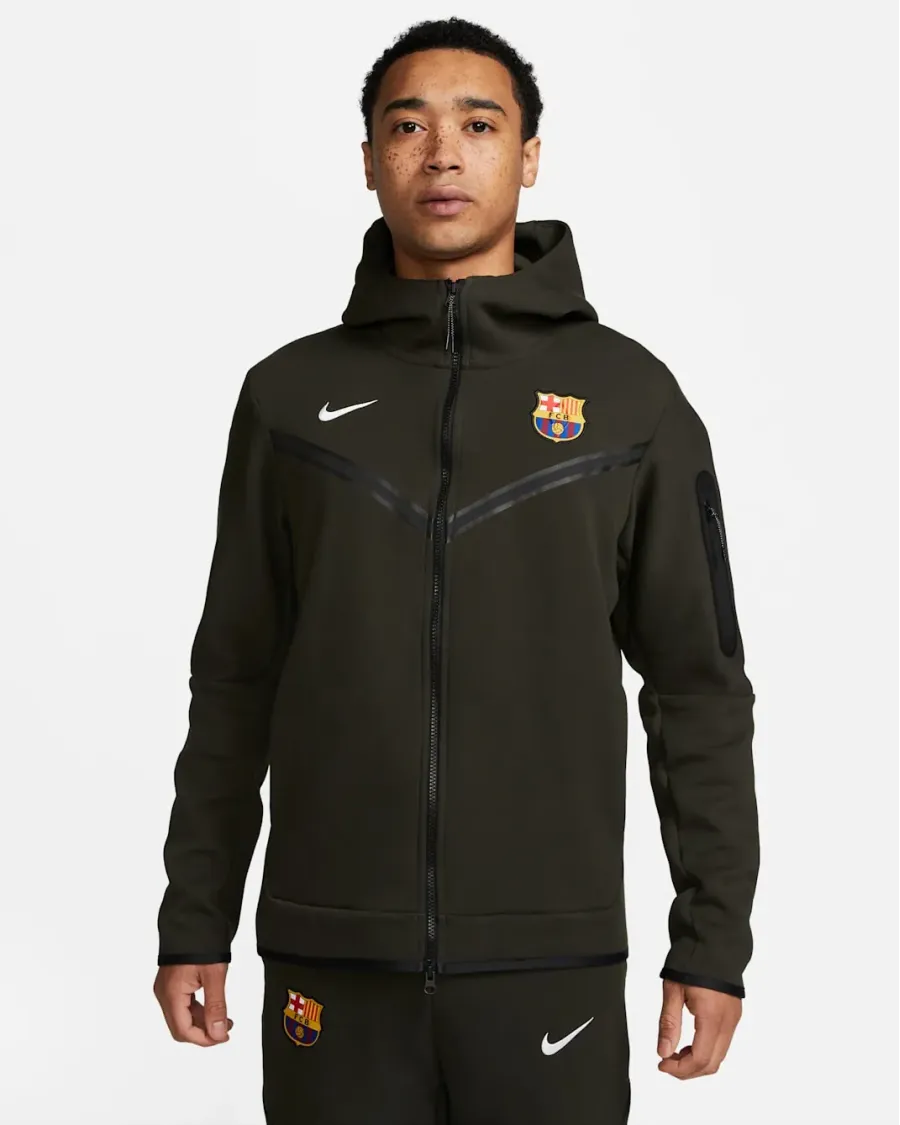 Худі Nike FC Barcelona Tech Fleece Windrunner DN3084-063 DV5554-355