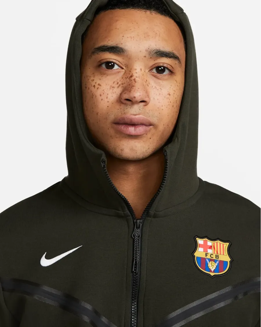 Худі Nike FC Barcelona Tech Fleece Windrunner DN3084-063 DV5554-355