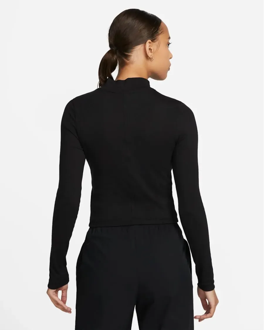 Лонгслів Nike Sportswear Essential Ribbed Mock-Neck DV7880-010