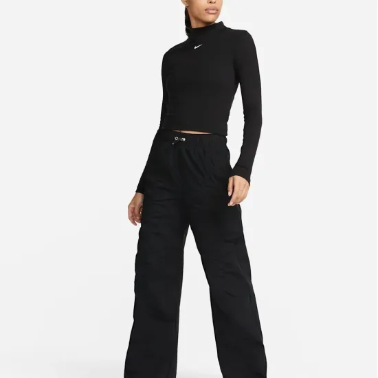 Лонгслів Nike Sportswear Essential Ribbed Mock-Neck DV7880-010