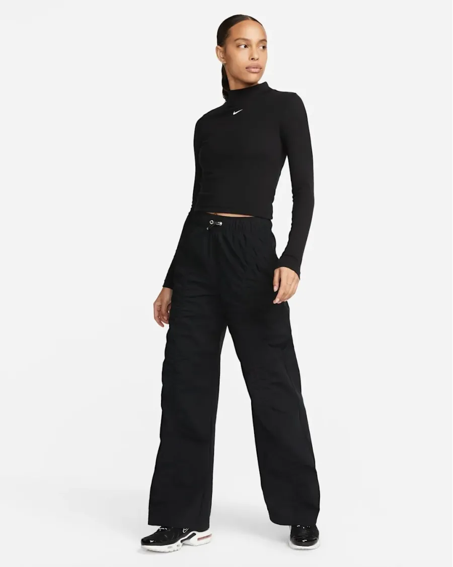 Лонгслів Nike Sportswear Essential Ribbed Mock-Neck DV7880-010