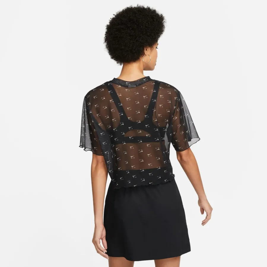 Футболка Nike Air Printed Mesh Short-Sleeve Crop DV8245-010