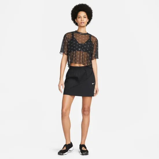 Футболка Nike Air Printed Mesh Short-Sleeve Crop DV8245-010