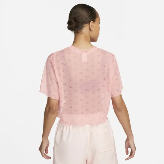 Футболка Nike Air Printed Mesh Short-Sleeve Crop DV8245-611
