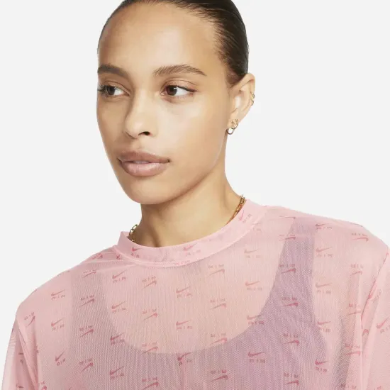 Футболка Nike Air Printed Mesh Short-Sleeve Crop DV8245-611