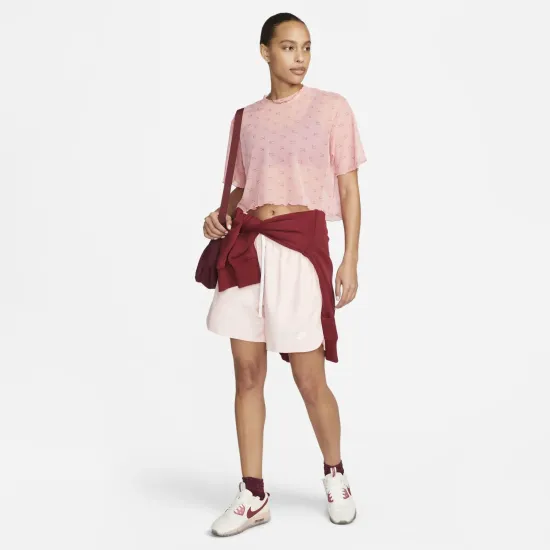 Футболка Nike Air Printed Mesh Short-Sleeve Crop DV8245-611