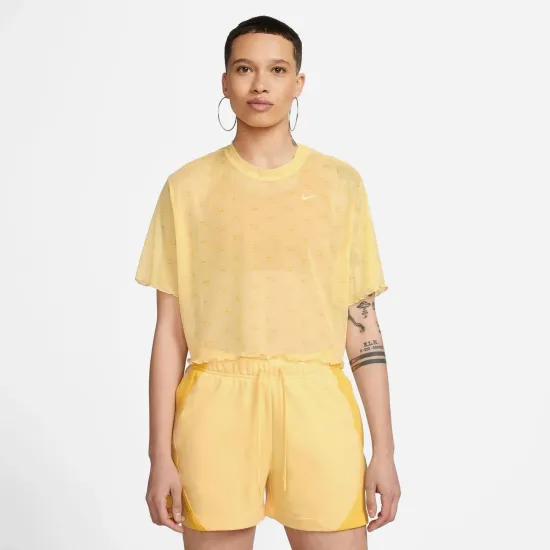 Футболка Nike Air Printed Mesh Short-Sleeve Crop DV8245-795