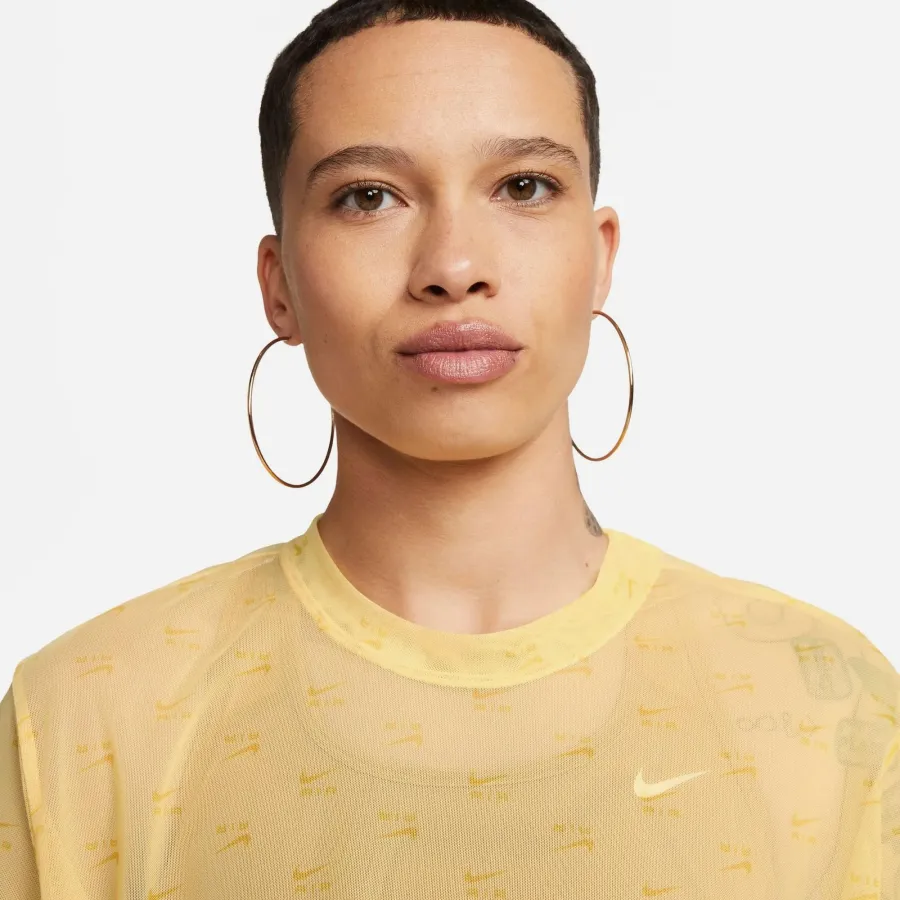 Футболка Nike Air Printed Mesh Short-Sleeve Crop DV8245-795