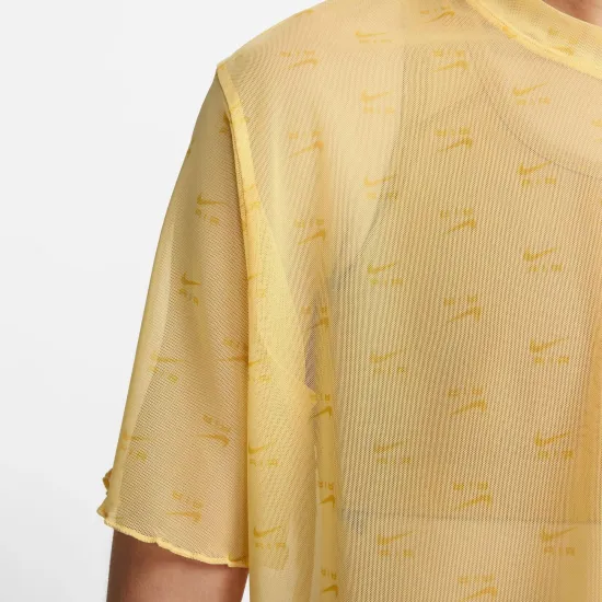 Футболка Nike Air Printed Mesh Short-Sleeve Crop DV8245-795