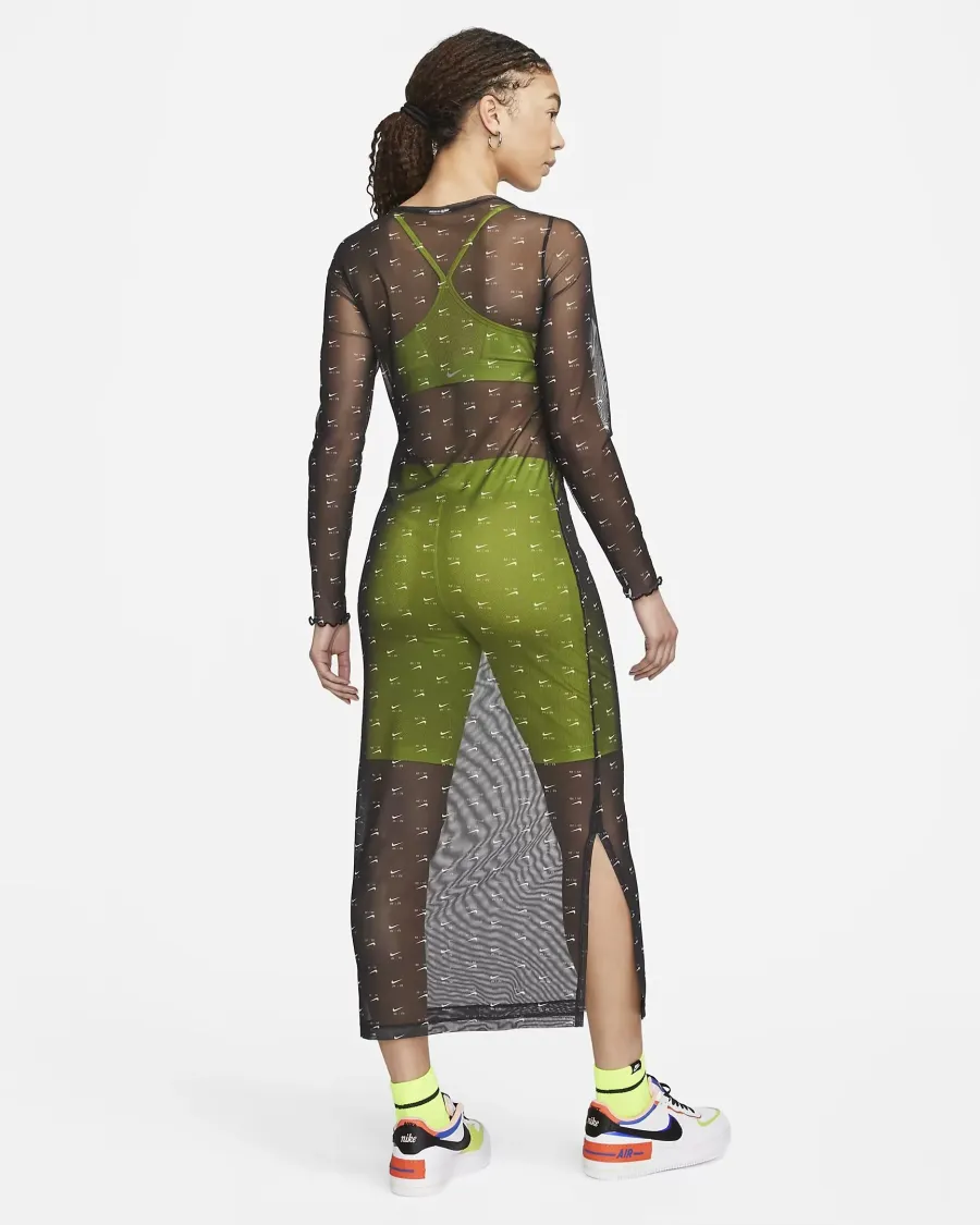 Сукня Nike Air Printed Mesh Long-Sleeve DV8249-010