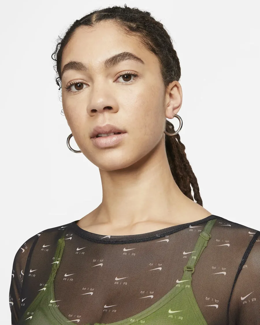 Сукня Nike Air Printed Mesh Long-Sleeve DV8249-010