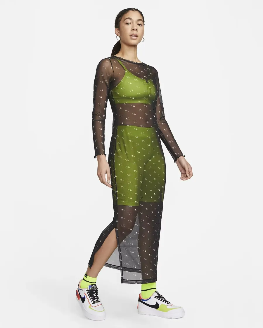 Сукня Nike Air Printed Mesh Long-Sleeve DV8249-010