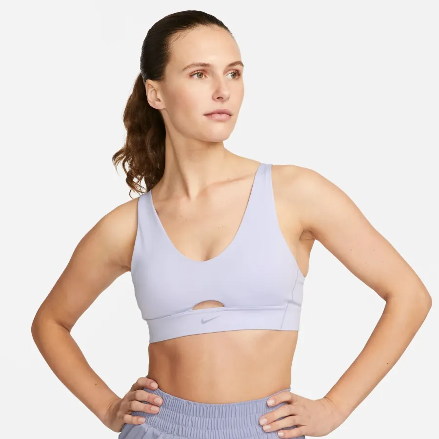 Топ Nike Indy Plunge Cutout Medium-Support Padded Sports DV9837-536