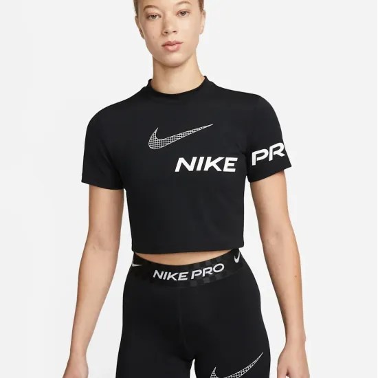 Топ Nike Pro Dri-Fit Cropped Graphic DX0078-010