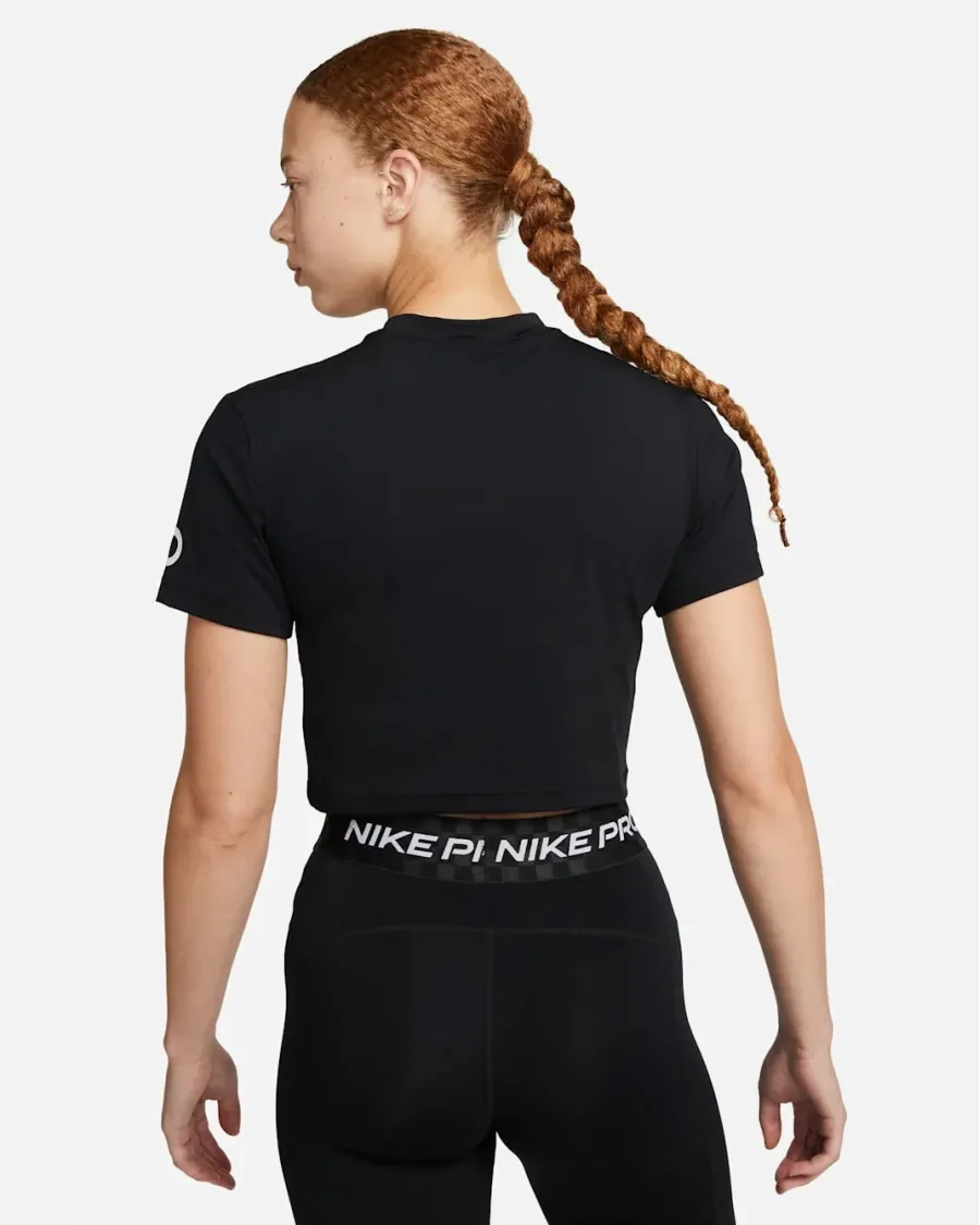 Топ Nike Pro Dri-Fit Cropped Graphic DX0078-010