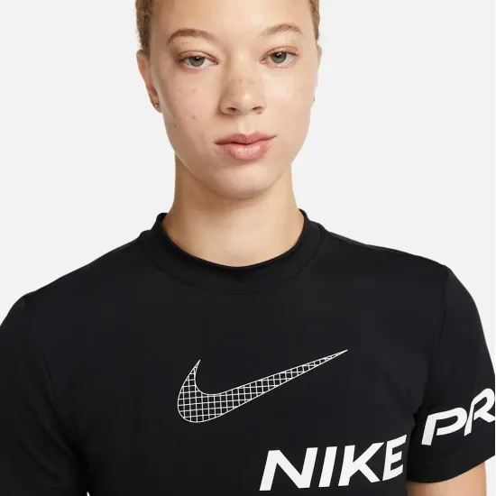Топ Nike Pro Dri-Fit Cropped Graphic DX0078-010