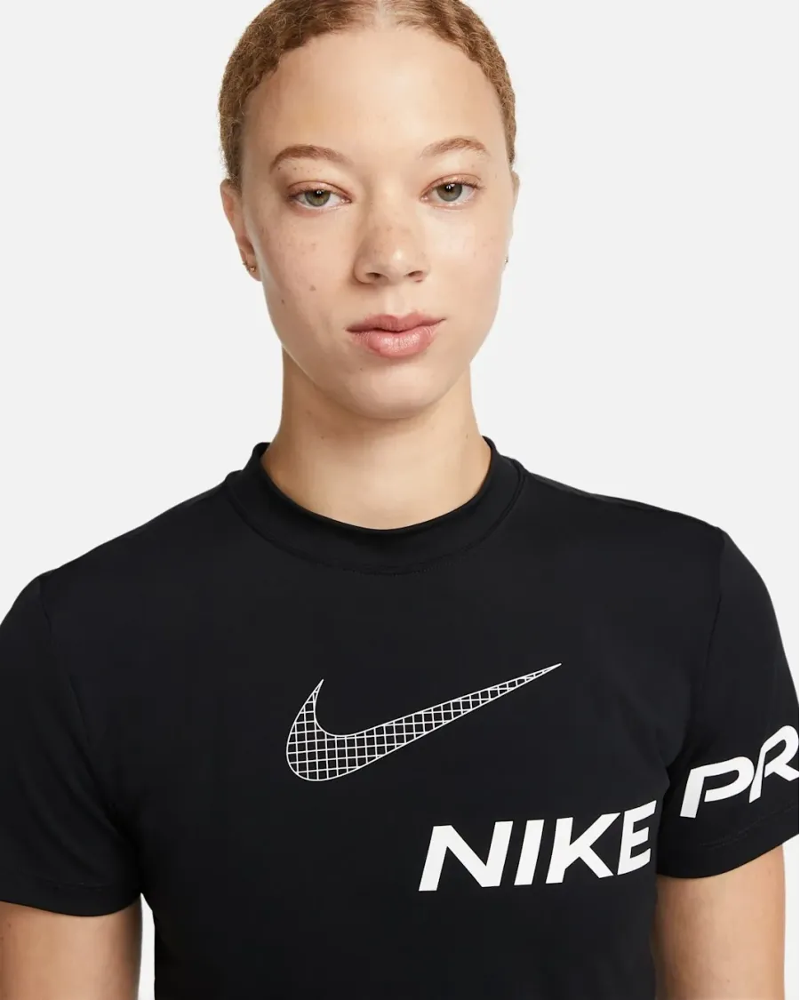Топ Nike Pro Dri-Fit Cropped Graphic DX0078-010