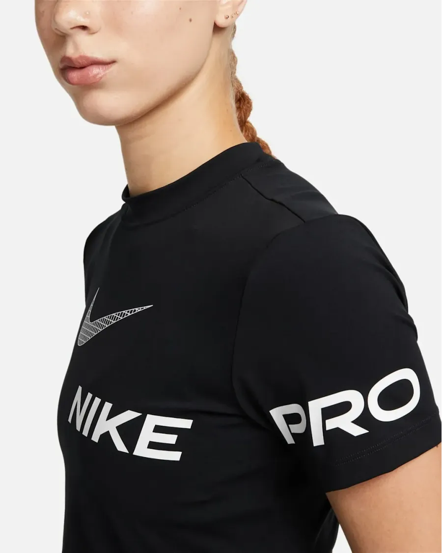 Топ Nike Pro Dri-Fit Cropped Graphic DX0078-010