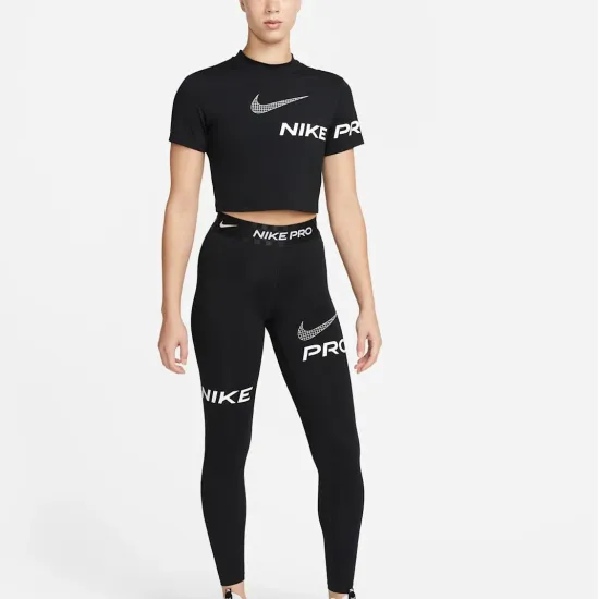 Топ Nike Pro Dri-Fit Cropped Graphic DX0078-010