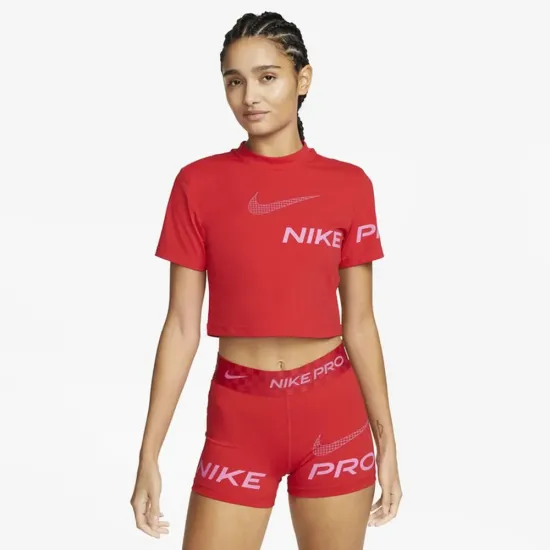 Топ Nike Pro Dri-Fit Cropped Graphic DX0078-657