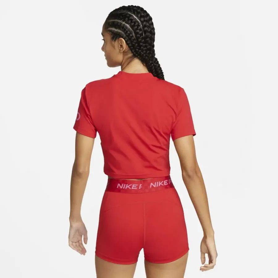 Топ Nike Pro Dri-Fit Cropped Graphic DX0078-657