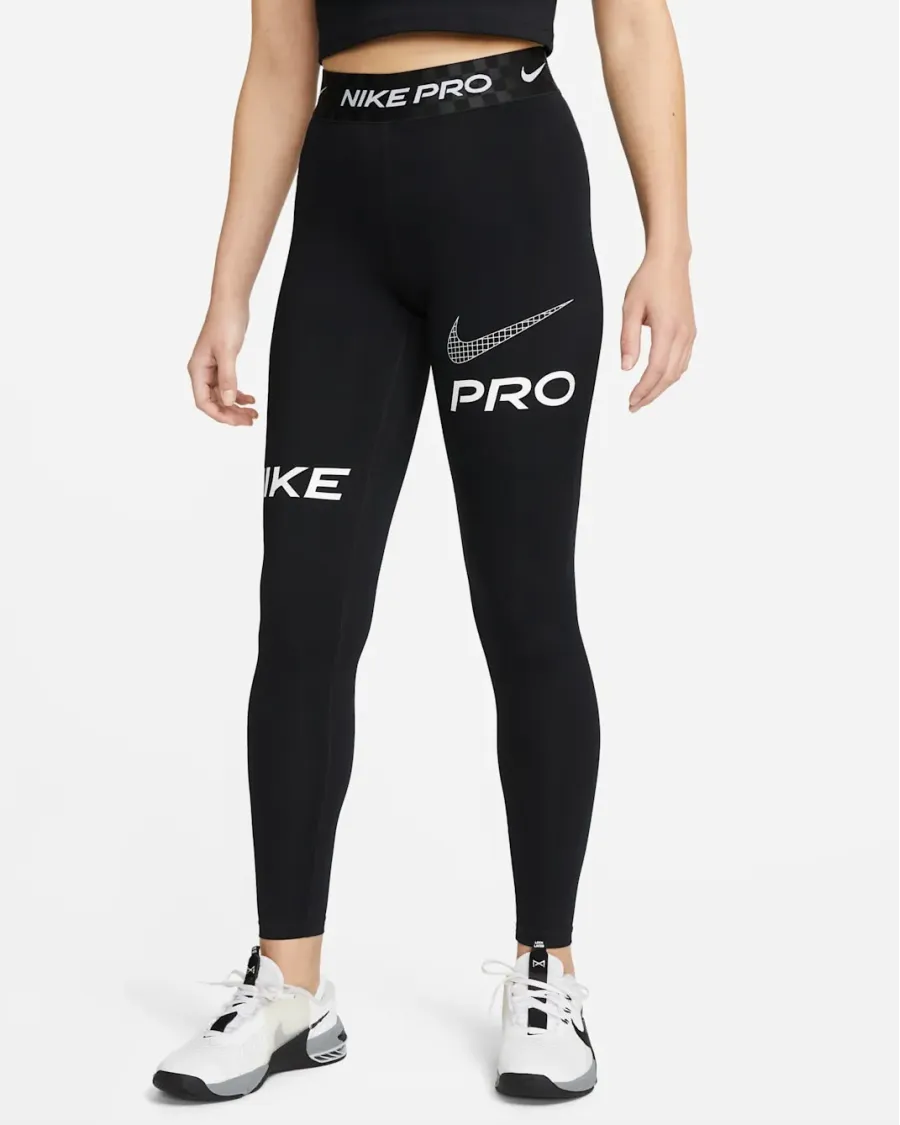 Лосини Nike Pro Dri-FIT Mid-Rise Graphic Tight DX0080-010