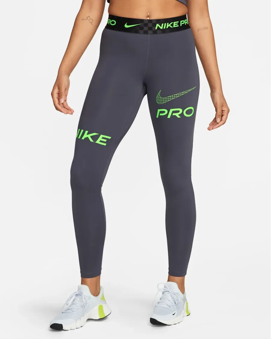 Лосини Nike Pro Dri-FIT Mid-Rise Graphic Tight DX0080-015