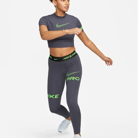 Лосини Nike Pro Dri-FIT Mid-Rise Graphic Tight DX0080-015