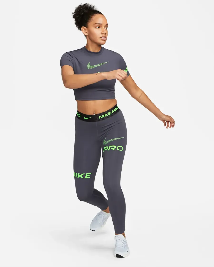 Лосини Nike Pro Dri-FIT Mid-Rise Graphic Tight DX0080-015