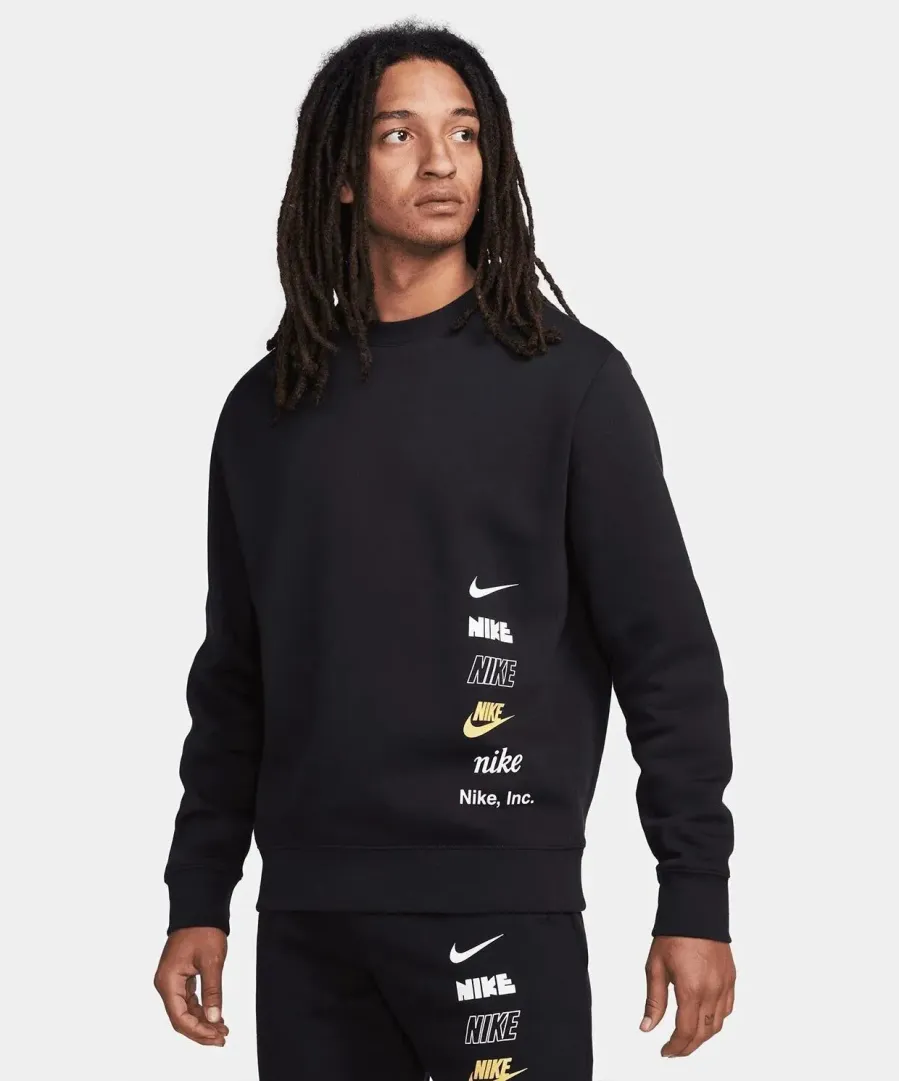 Кофта Nike Sweat Crew Multi Logo DX0781-010