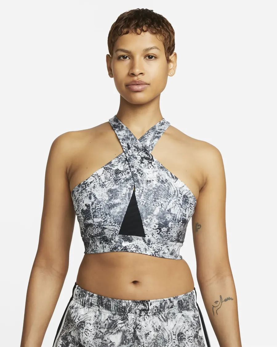Топ Nike Dri-FIT Swoosh Wrap AOP DX1778-010