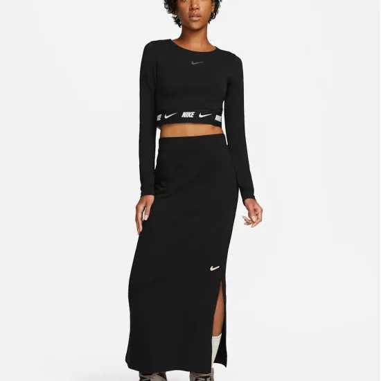 Лонгслів Nike Sportswear Crop Tape LS Top DX2315-010