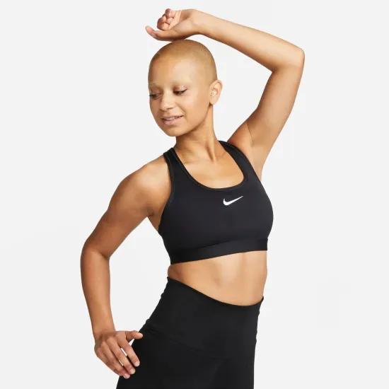 Топ Nike Swoosh Medium Support Padded Sports DX6821-010