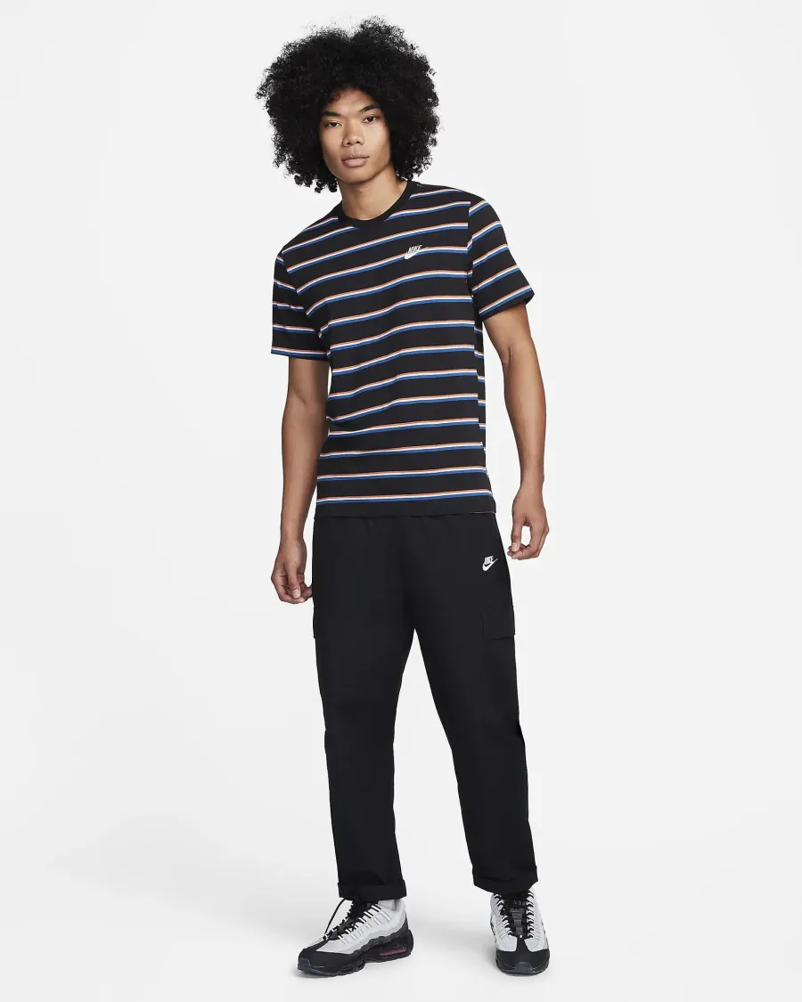 Футболка Nike Sportswear Club Stripe Tee DZ2985-011